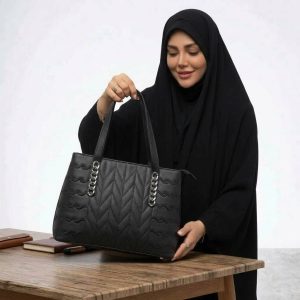 کیف دوشی زنانه دوخت موجی و زیگزاگ