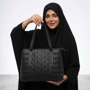 کیف دوشی زنانه دوخت موجی و زیگزاگ