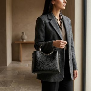 کیف دستی مجلسی دسته‌حلقه‌ای
