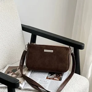 کیف کراسبادی جمعوجور 13×21 رنگ قهوهای
