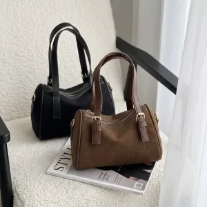 کیف دستی زیپدار با بند بلند